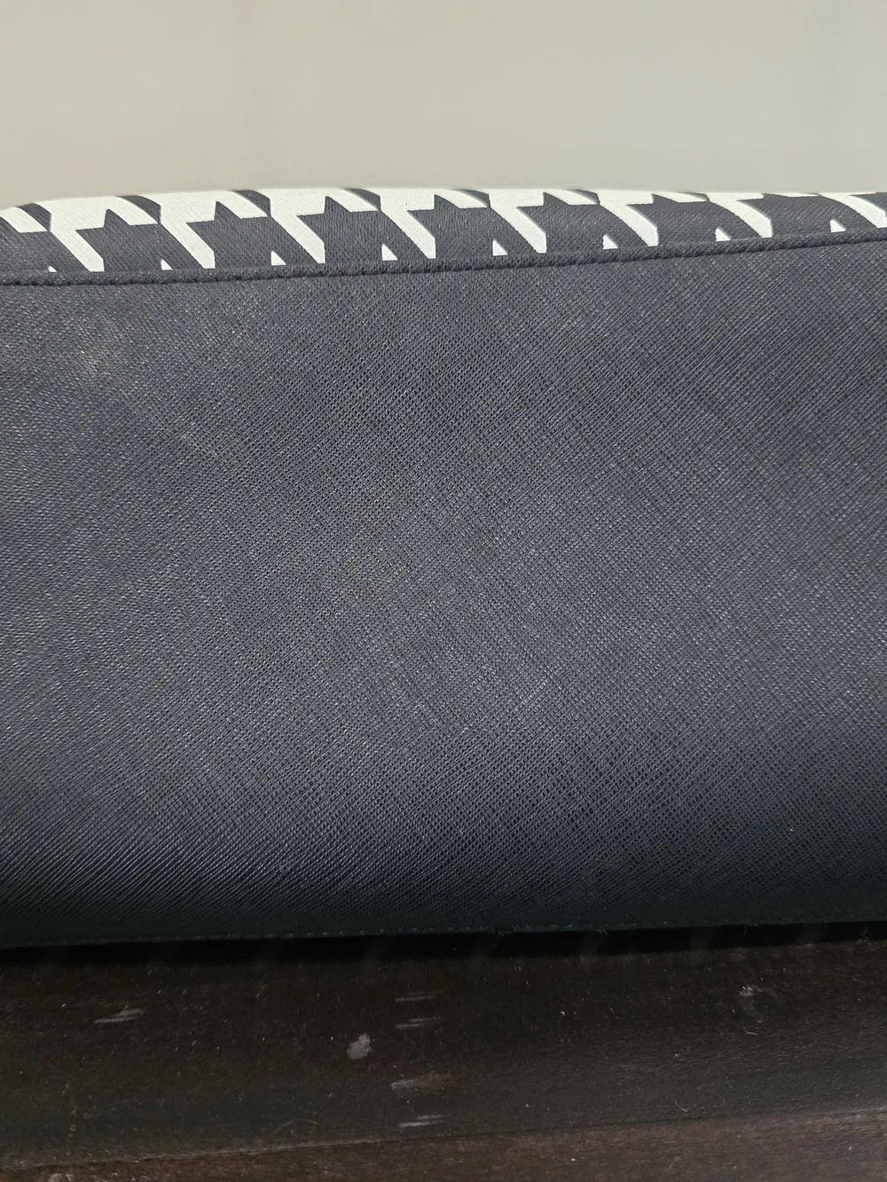 Michael Kors Black & White Houndstooth Tote Bag